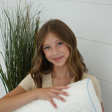 AlignaPillow Junior Adjustable Memory Foam Pillow | 3-Layer Contour Pillow