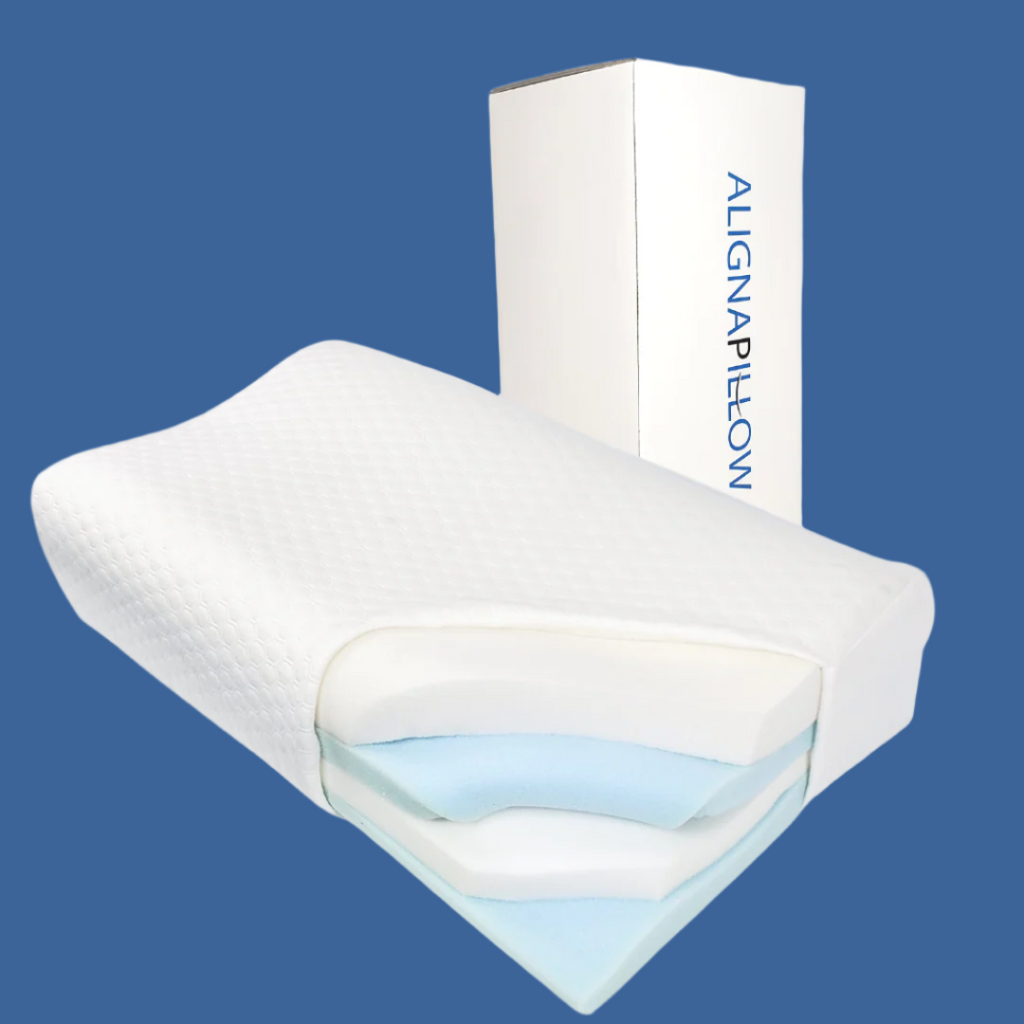 Extra Firm Contour Pillow Adjustable 4Layer Memory Foam Pillow